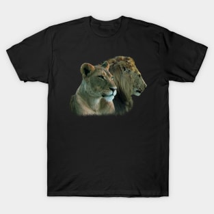 Lion - Lioness - Big Cat - Cat - Predator - Africa T-Shirt